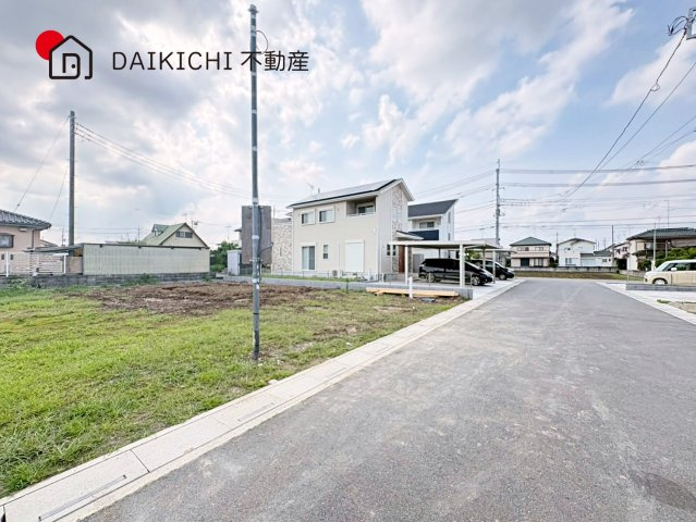 【前面道路含む現地写真】 | 行田市大字谷郷　新築戸建　全1棟　1号棟