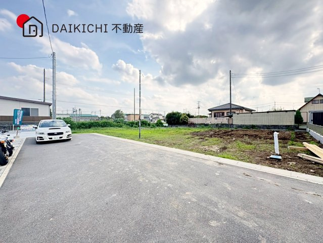 【前面道路含む現地写真】 | 行田市大字谷郷　新築戸建　全1棟　1号棟