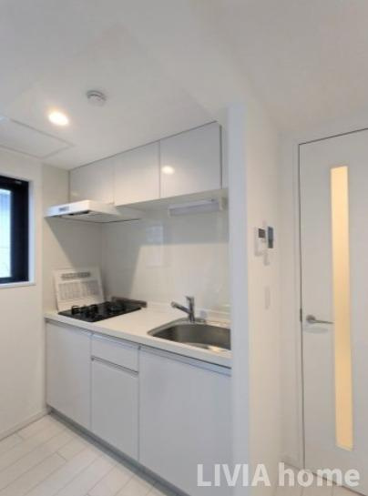 目黒区下目黒２丁目の賃貸マンションのキッチン|図面と現状が異なる場合は、現状優先となります。