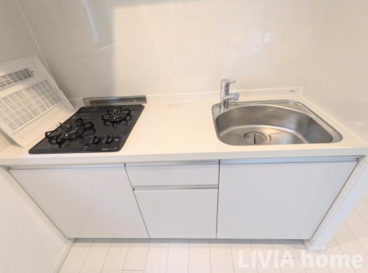 目黒区下目黒２丁目の賃貸マンションのキッチン|図面と現状が異なる場合は、現状優先となります。