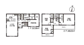  | 【名古屋市守山区森孝4丁目123新築戸建1号棟】仲介手数料無料！森孝西小学校・森孝中学校