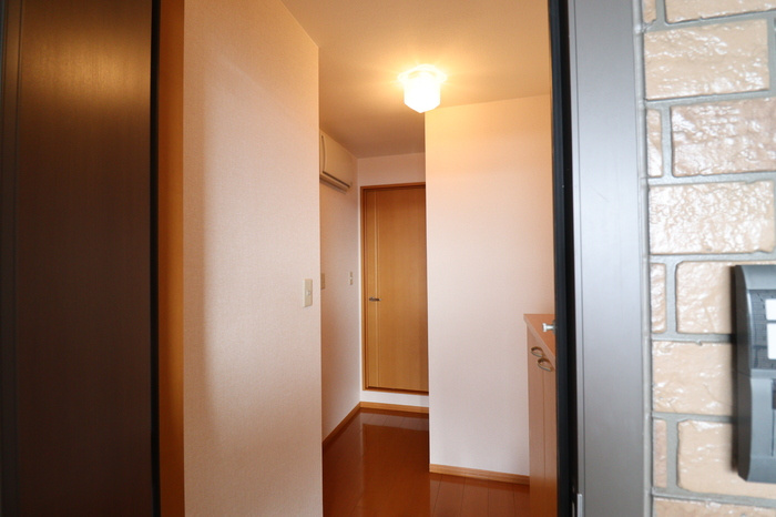 熊本市南区馬渡１丁目のアパートの玄関