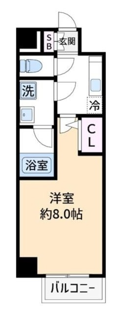 ベルグレードＳＫの間取り|間取りです。