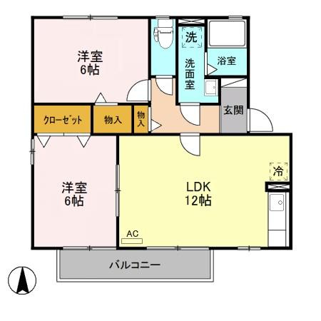 サンセール富士の間取り