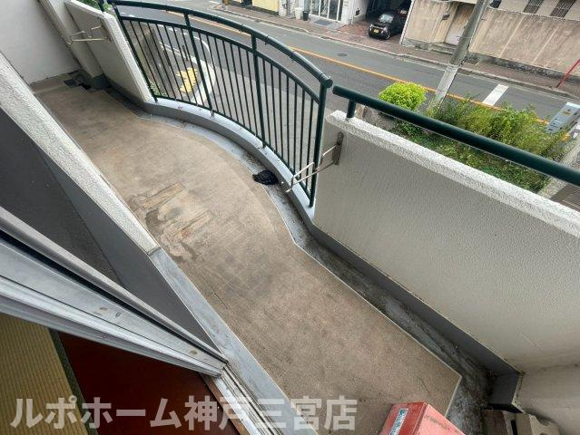 グリーンハイツ諏訪山のバルコニー