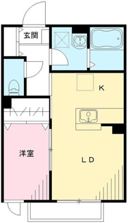 【間取り】 | Aries国立 | 間取りです。