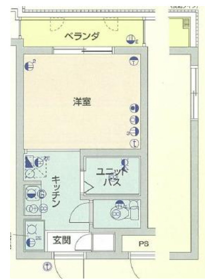 グランヴァン四谷三丁目の間取り
