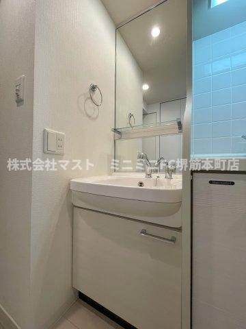 プレサンス谷町アルファの洗面所
