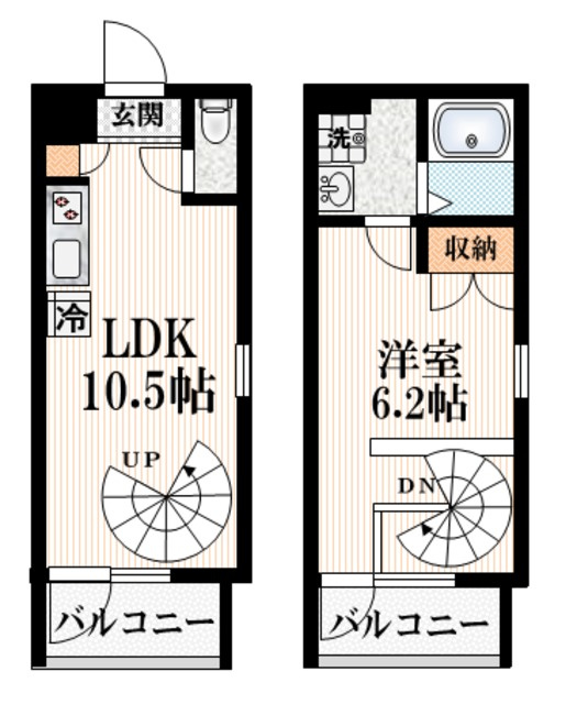 プレゼンス幡ヶ谷の間取り