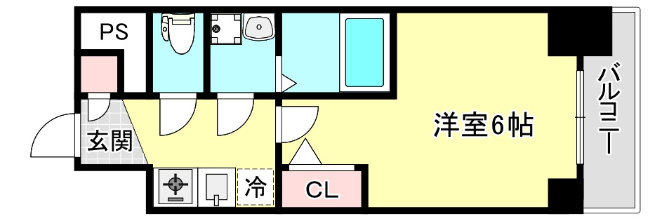 エスリード大阪リエートの間取り