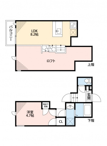 【間取り】 | ＣＢ井尻オーブ