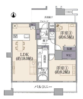 【間取り】 | さきタワー・サンクタス尼崎駅前