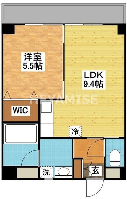 プラスパー築町の間取り