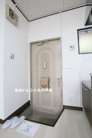 アンフィニ大野Ｂ棟の玄関
