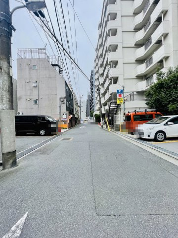 豊島区東池袋２丁目売地の前面道路含む現地写真