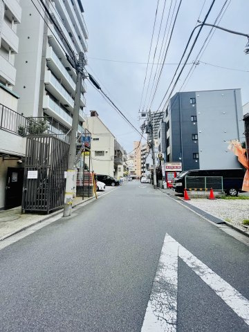 豊島区東池袋２丁目売地の前面道路含む現地写真