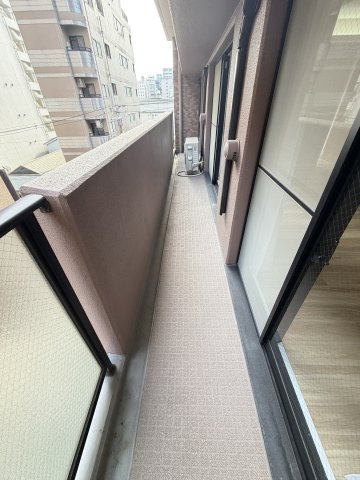 ライオンズマンション松屋町のバルコニー