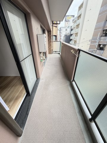 ライオンズマンション松屋町のバルコニー