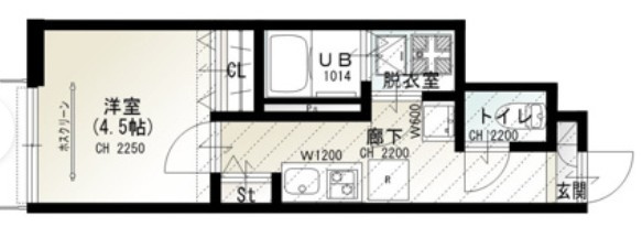 ソルナクレイシア荻窪IVの間取り
