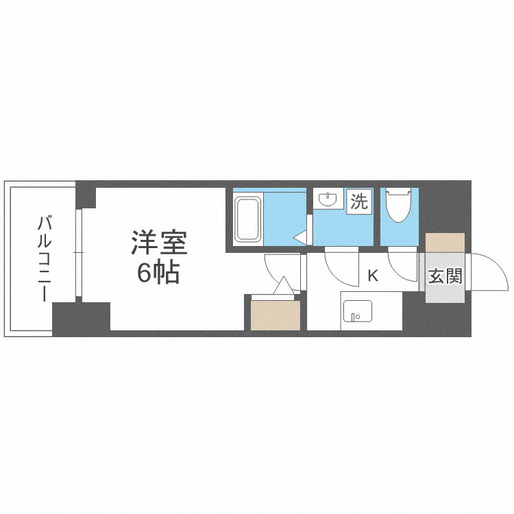 エスリードレジデンス大阪本町の間取り