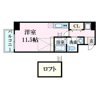 ファンタジービルの間取り