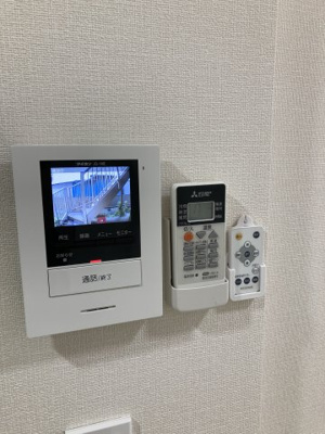 【セキュリティ】 | ヒルズ渡田東町 | 来訪者の確認のできるモニタ付インターホン
