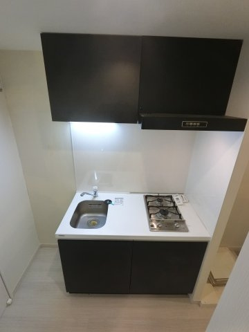 エアフォルク原木のキッチン