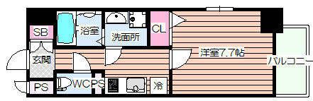 【間取り】 | エスリード北浜EAST