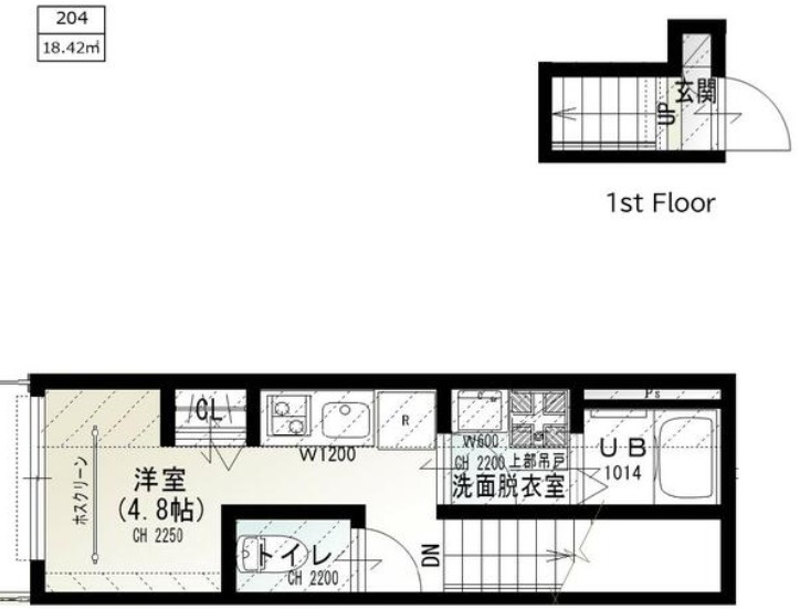ソルナクレイシア荻窪IVの間取り