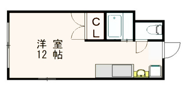 【間取り】 | 仲介手数料０円！No.5　プチパレット中井