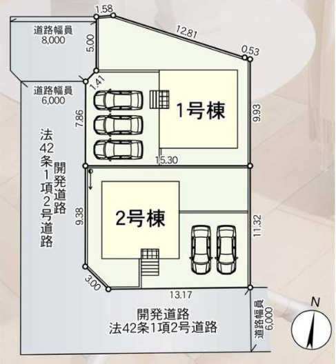 西見前　第9の区画図