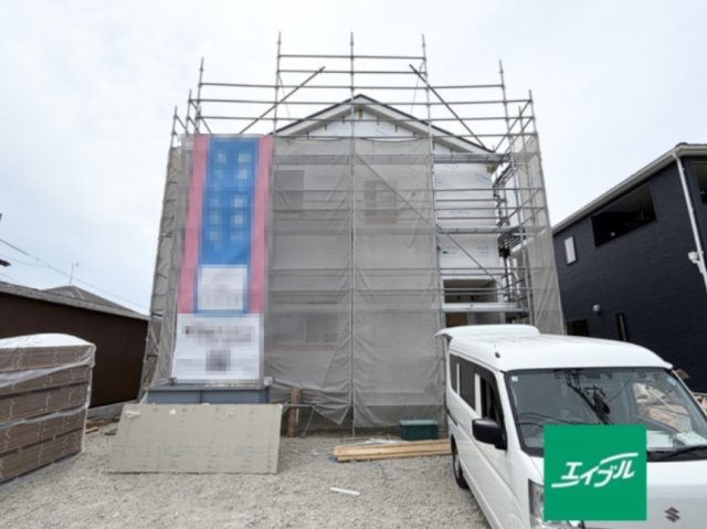 【外観】 | クレイドルガーデン浅口市金光町占見新田第9 (全2棟) | 建築中(2026年6月下旬撮影)