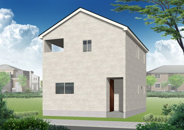 【完成予想図】 | クレイドルガーデン浅口市金光町占見新田第9 (全2棟) | 2号棟  完成イメージになります♪