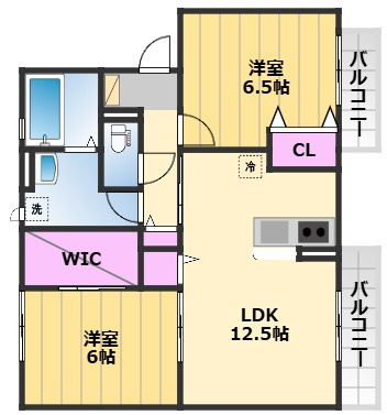 【間取り】 | 松韻舎C棟