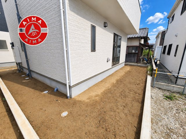 福岡市東区塩浜1丁目第6-3棟(3号棟)の外観|お庭で自由な時間を過ごせます。