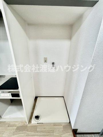 第5合田ハイツの設備|室内洗濯パン