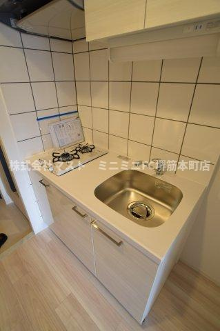 大阪市北区浮田２丁目の賃貸マンションのキッチン