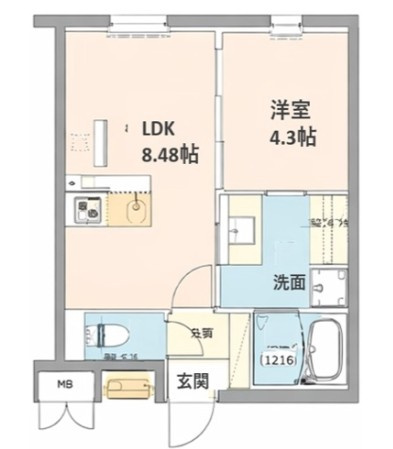 LEGALAND福島Northの間取り