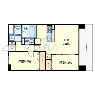 【間取り】 | フェリスシエロ堺