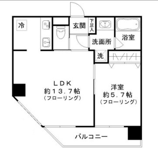 【間取り】 | ＧＬ蔵前 | 間取りです。