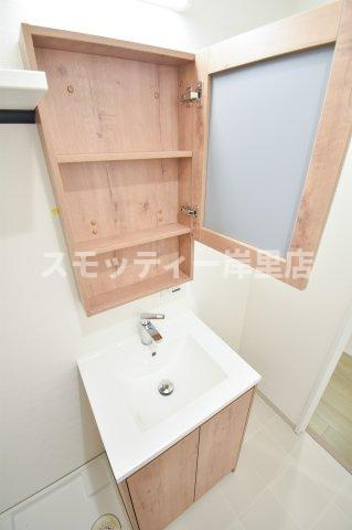 Acht HIK Residence 南住吉の独立洗面台