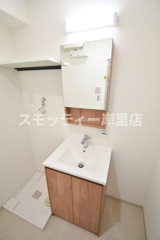 Acht HIK Residence 南住吉の独立洗面台