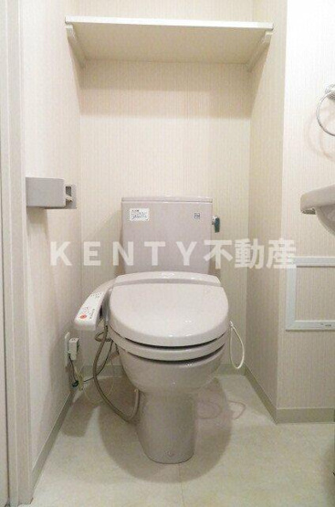 【トイレ】 | ガラ・ステージ大崎 | 清潔感のあるトイレです