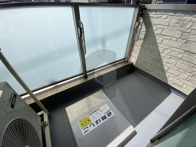 Muses花園本町のバルコニー