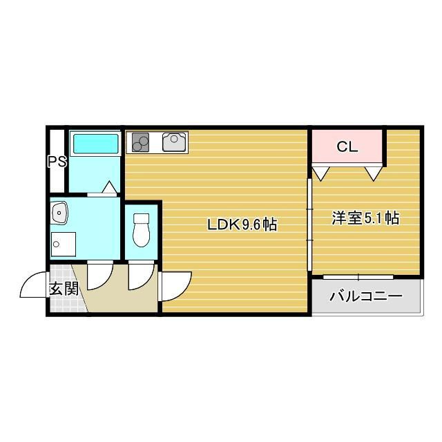 フォレ中穂積WESTの間取り