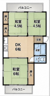 【間取り】 | 明舞第一団地1号棟