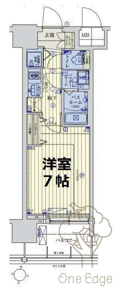 スワンズシティ梅田シエロの間取り