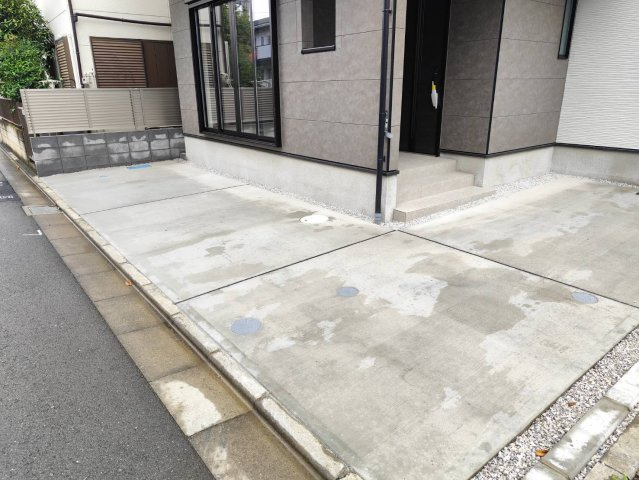 川越市砂新築戸建の駐車場