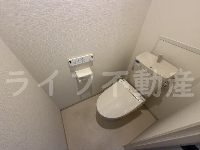 シャトー第3八戸の里のトイレ|落ち着いたトイレです