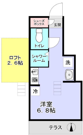 清明の間取り